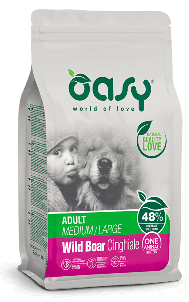 Oasy Adult Medium/Large Cinghiale 12 kg Oasy Adult Medium/Large Cinghiale 12 kg